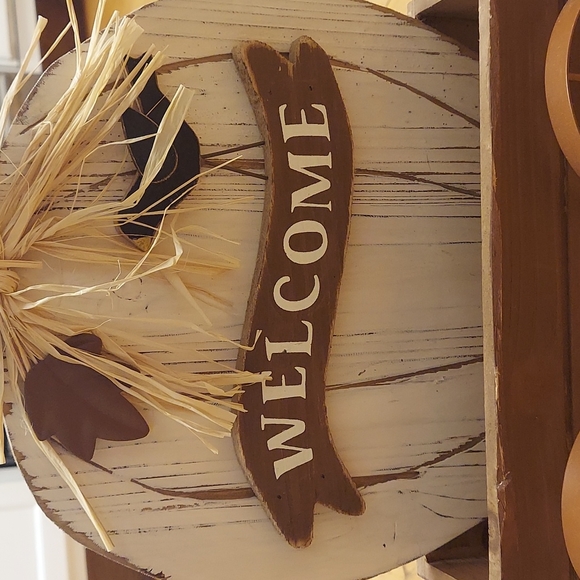 Pumpkin welcome sign - Picture 7 of 7